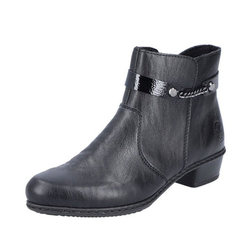 Womens Rieker Y0783 Black Boots - Black