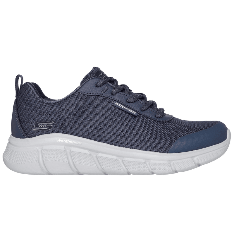 Womens Skechers Waterproof: Bobs Sport Flex Trainers - Dark Navy