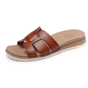 Womens Skechers 114707 Desert Kiss Low Sandals - Chestnut