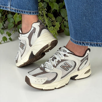 Womens New Balance 530 Trainers in Beige and Brown - Beige and Brown