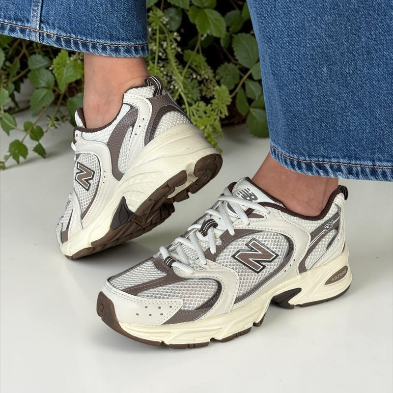 Womens New Balance 530 Trainers in Beige and Brown - Beige and Brown