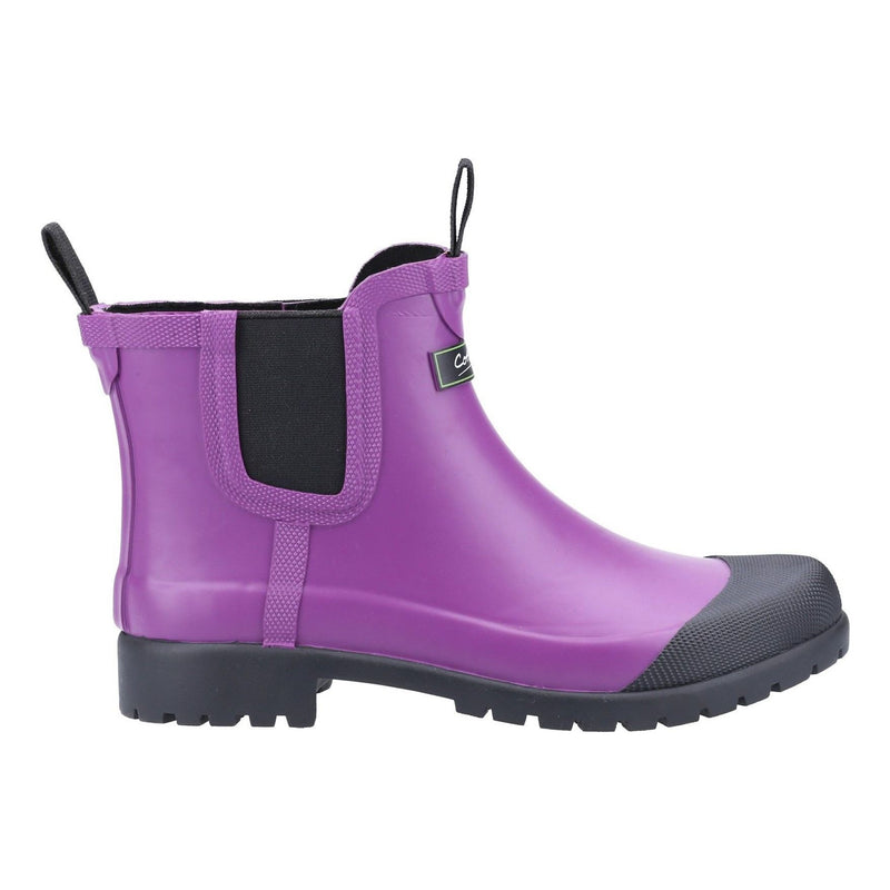 Womens Cotswold Blenheim Ankle Wellingtons - Purple