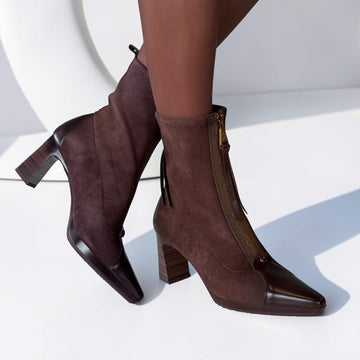 Womens Hispanitas 265085 Bangkok Ankle Boots - Espresso