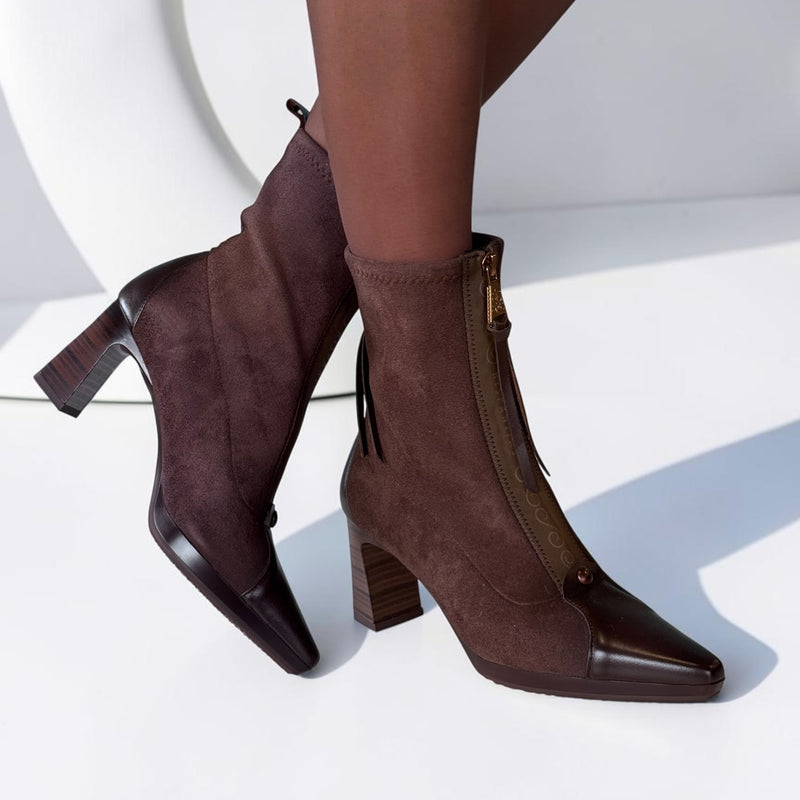 Womens Hispanitas 265085 Bangkok Ankle Boots - Espresso
