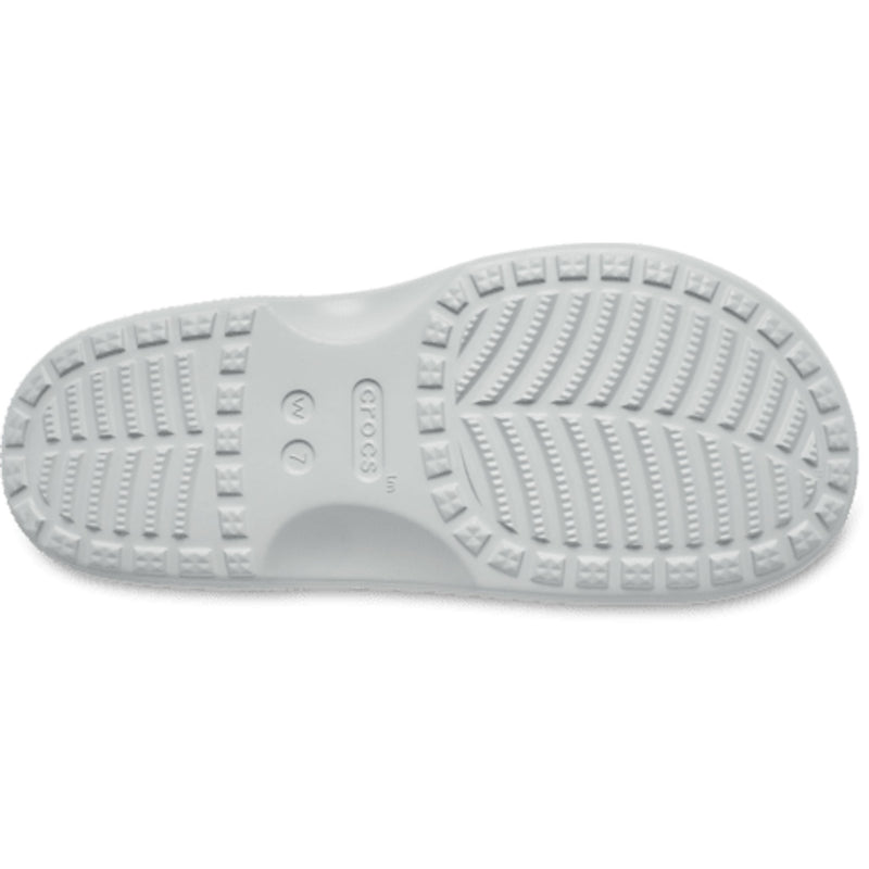 Womens Crocs 213316 Buckle Saturday Metallic Sandals - Atmosphere Grey