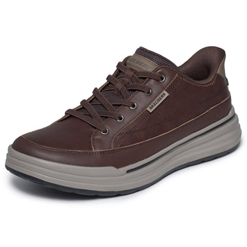 Mens Skechers 211234 Casual Slip-In Sterling Shoe - Chocolate