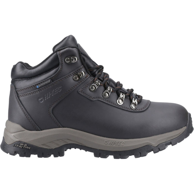 Mens Hi-Tec Eurotrek Lite Waterproof Dark Chocolate Hiking Boots - Dark Chocolate