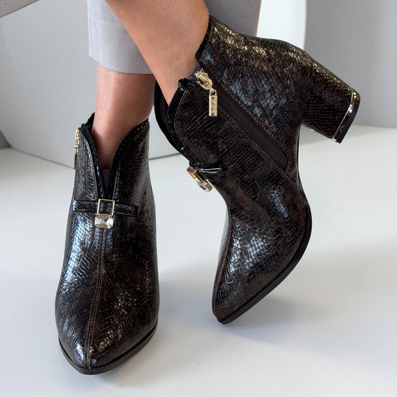 Womens Kate Appleby Alness Ankle Boots - Truffle Scale