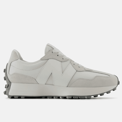 New Balance Womens 327 Leather Trainers - Off White - Sea Salt with Reflection