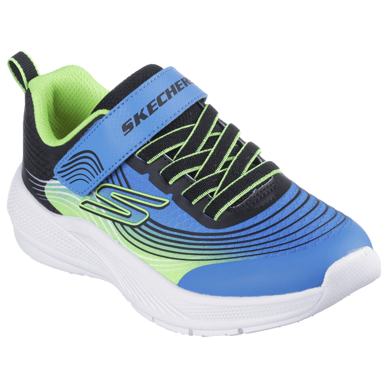 Boys Skechers Microspec Advance - Blue