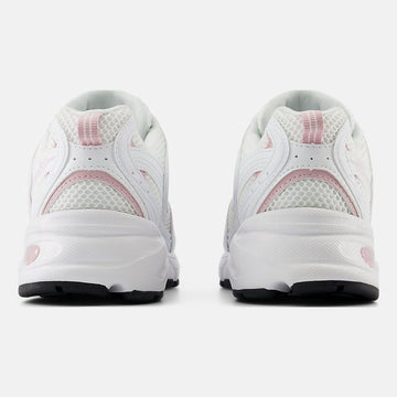 Unisex New Balance 530 Mesh Trainers - White with Pink