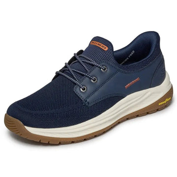 Mens Skechers 205467 Mereo-Alden Slip-Ins Trainers - Navy