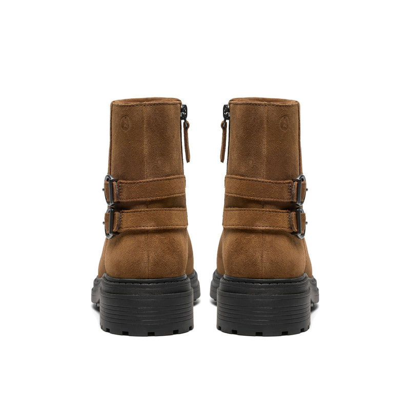 Womens Clarks Orinoco3 Trim Ankle Boots - Walnut