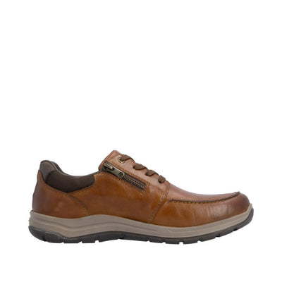 Mens Rieker 03607 Casual Lace-up Shoe - Nutmeg