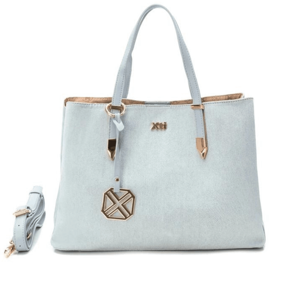 Womens Xti 184316 Light Blue Denim Tote Bag