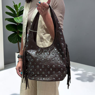 Womens Xti 184698 Shoulder Bag - Brown