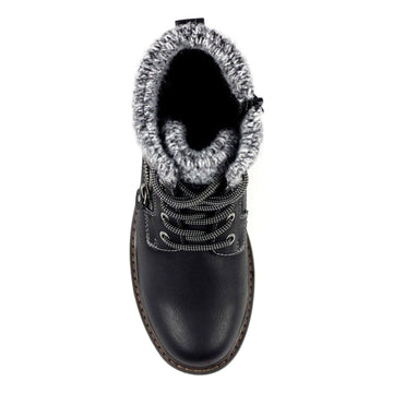 Womens Lunar Benson III Black Waterproof Ankle Boots - Black