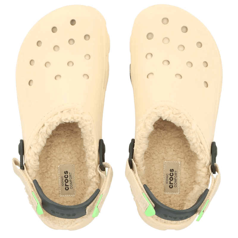 Mens Crocs All Terrain Lined Clog - Sesame Cream