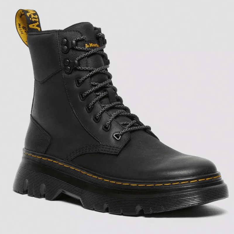 Dr Martens Mens Tarik Wyoming Leather Utility Boots - Black
