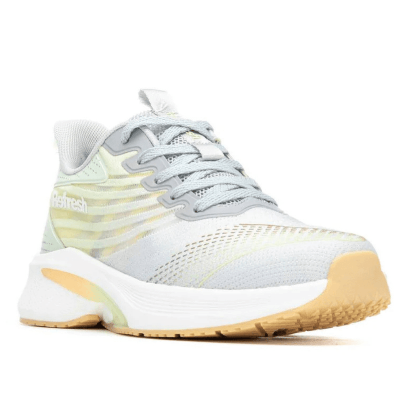 Womens Refresh 175117 Knit Sporty Trainers - Grey
