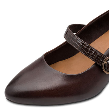 Womens Jana 22701 Block Heels - Mocca