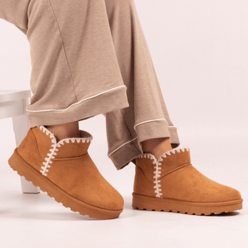 Womens Lunar Natal Bootie Slippers - Tan