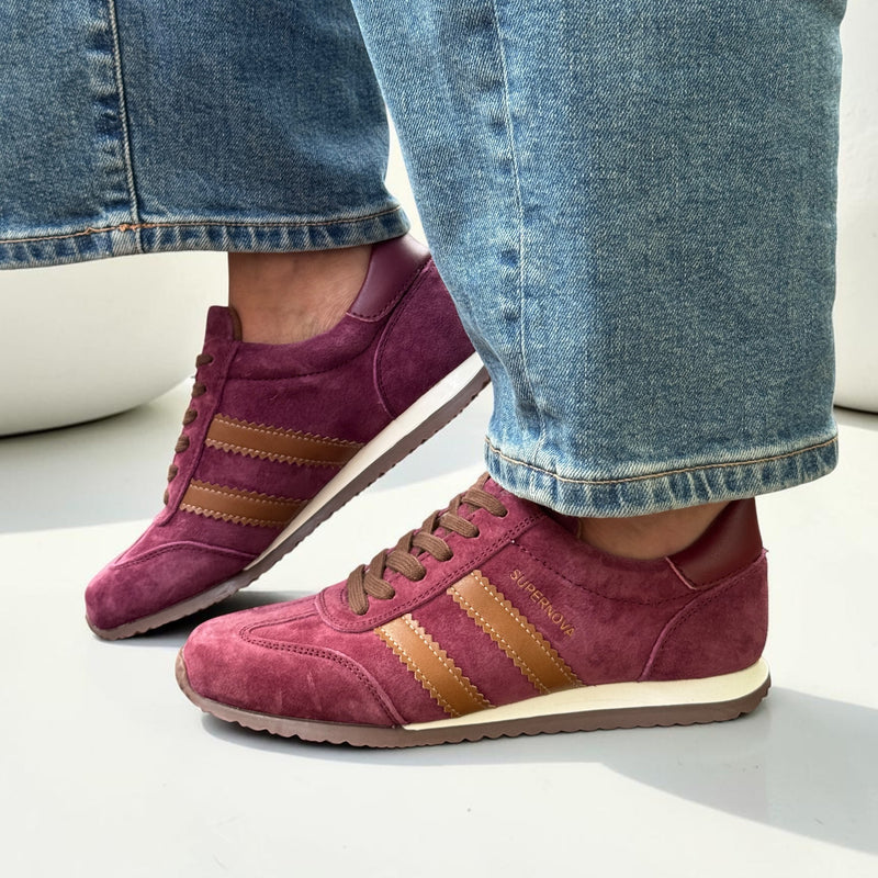 Womens Drilleys Ninety Nine Trainers AW26 - Razzberry