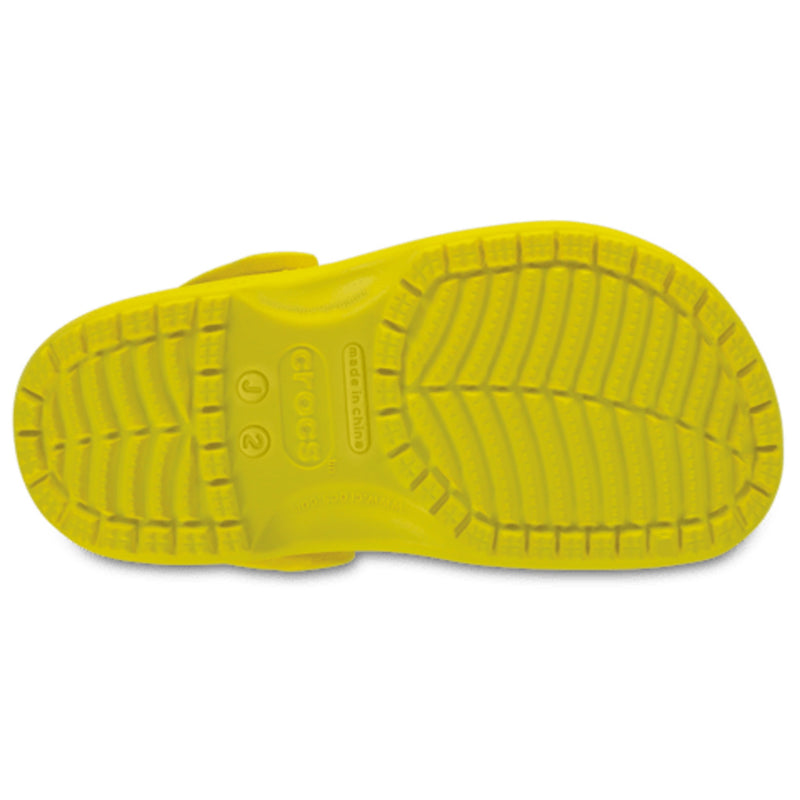 Junior Crocs Classic Clogs - Lemon