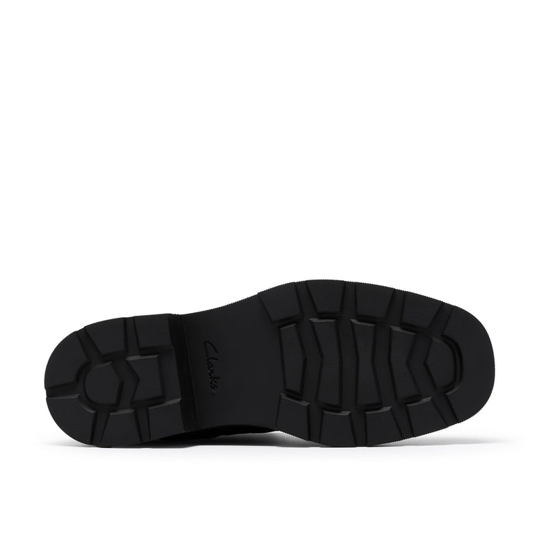 Girls Clarks Lauryl Bar School Shoes - Black