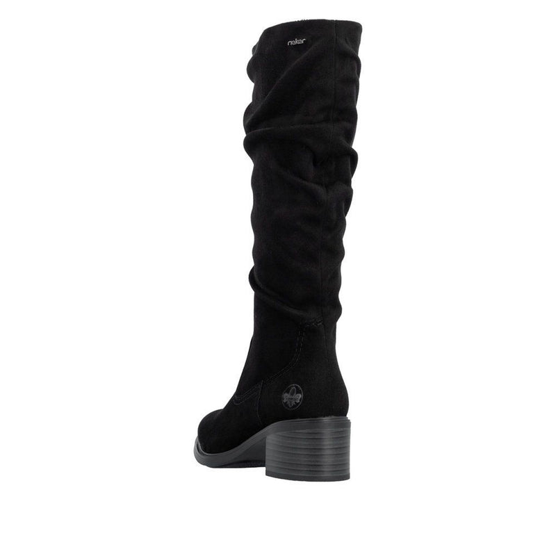 Womens Rieker 74192 Long Boots - Black