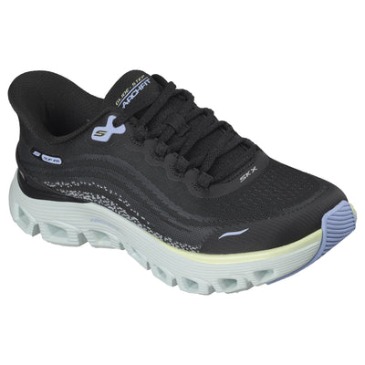 Womens Skechers 150760 Black Arch Fit Glide-Step Wave Trainers - Black