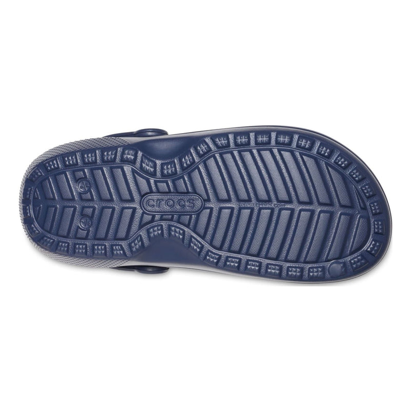 Mens Crocs Classic Lined Slippers - Navy/Charcoal