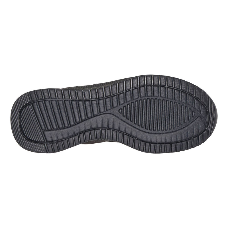 Womens Skechers 117744 Bobs Sport Squad 4 - Essential Look Waterproof Slip-Ins Trainers - Black