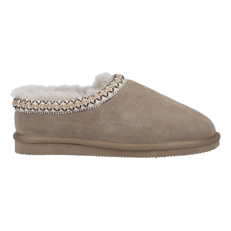 Womens Cotswold Foxmoor Slippers - Taupe