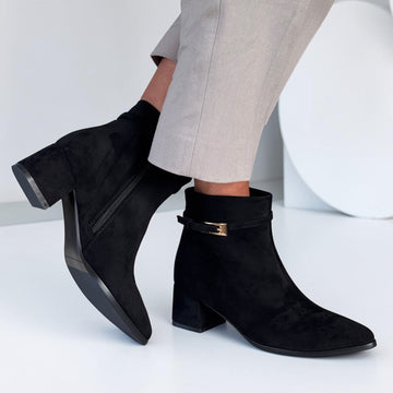 Womens Redz F137 Ankle Boots - Black