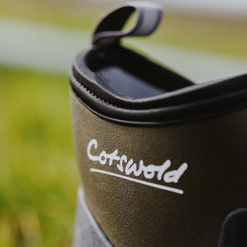 Unisex Cotswold Winfield Short Green Wellingtons - Green