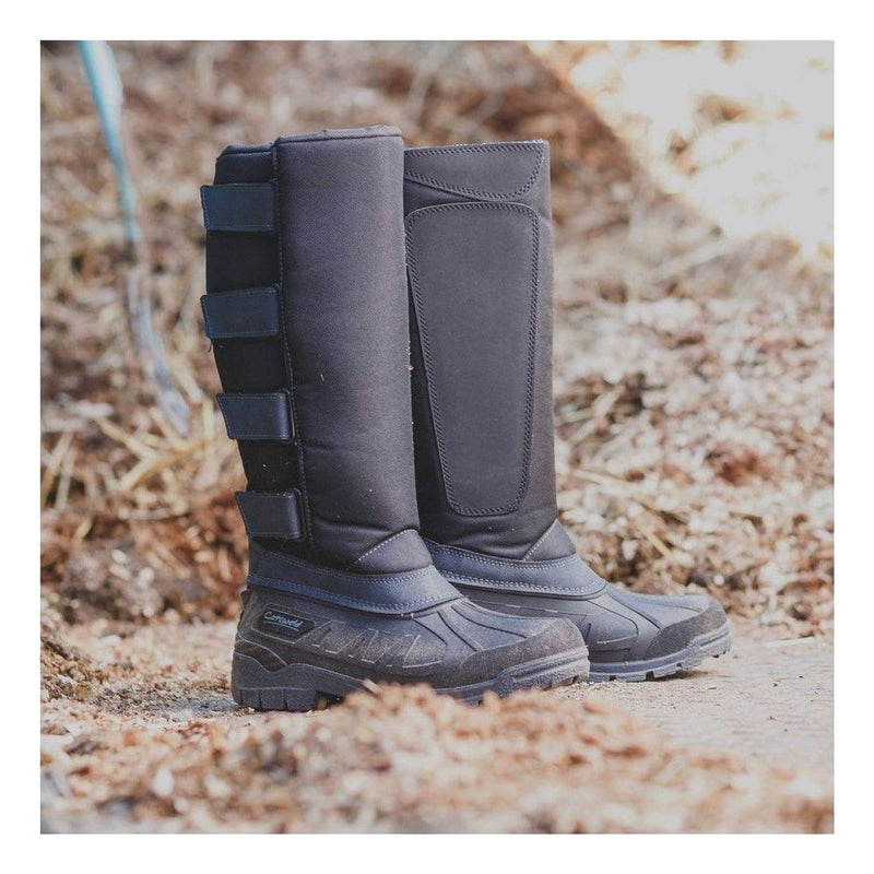 Mens Cotswold Kemble Black Waterproof Wellingtons - Black