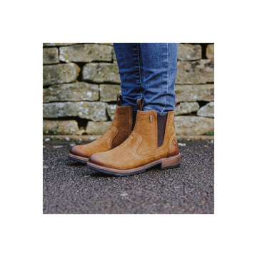 Womens Cotswold Laverton Ankle Boots - Tan