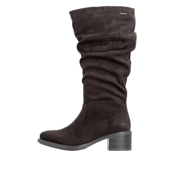 Womens Rieker 74192 Long Boots - Espresso