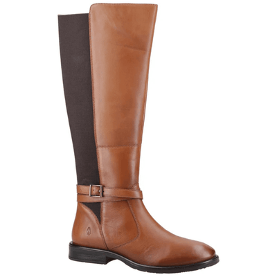 Womens Hush Puppies Victoria Long Boots - Brown