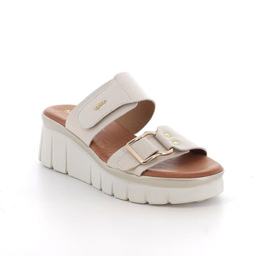 Womens Igi & Co 1189422 White Wedge Sandals - Cream