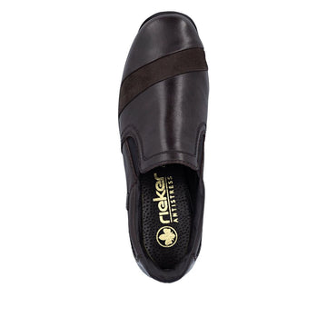 Womens Rieker 44296 Mocha Casual Shoes - Mocha
