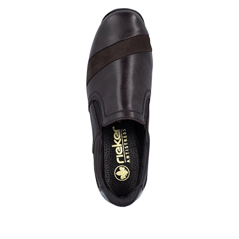 Womens Rieker 44296 Mocha Casual Shoes - Mocha
