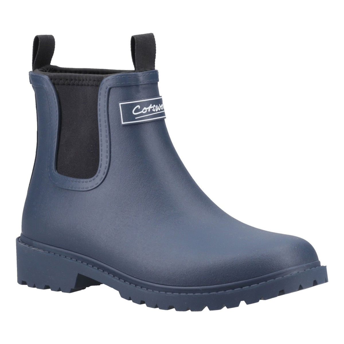 Womens Cotswold Barton Navy Wellingtons