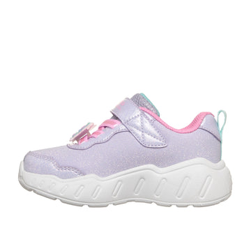 Girls Skechers 303066N Purple Sparkle Butterfly Lil Butterfly Bliss Trainer - Infant - Lavender