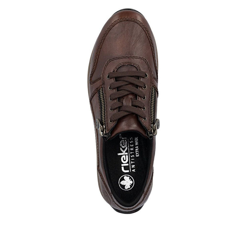 Womens Rieker N1100 Trainers - Chestnut