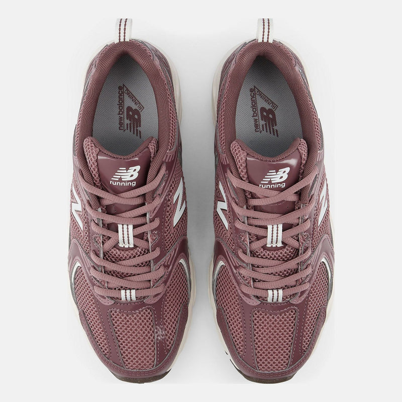 Unisex New Balance 530 Mesh Trainers - Fast Track with Pebble