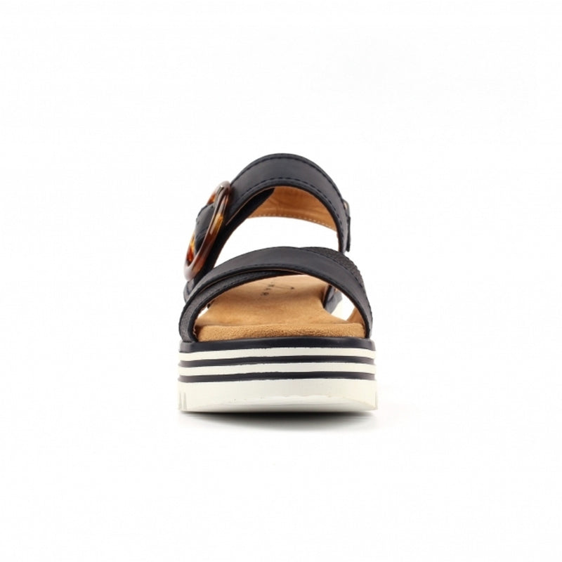 Womens Lunar JLB011 Elise Sandals - Navy