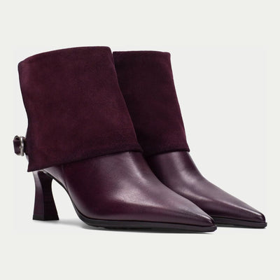 Womens Hispanitas 265070 Paris Ankle Boots - Burgundy