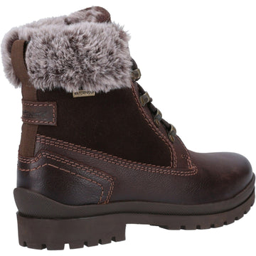 Womens Cotswold Evenlode Brown Ankle Boots - Brown